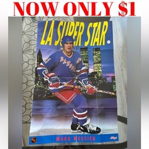 Mark Messier 1990’s Kellogg’s Cereal Box New York Rangers Poster